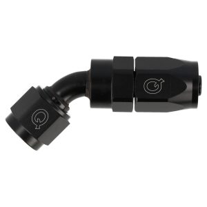 Hose end 45° black