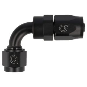 Hose end 90° black