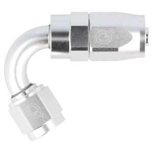 Hose end 120° silver