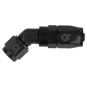 Hose end 45° forged black