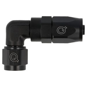 Hose end 90° forged black
