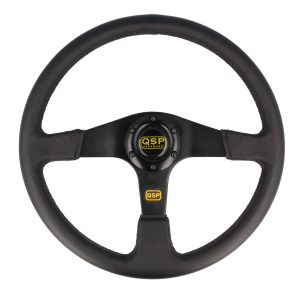 QSP Lederen sportstuur - Vlak 380mm