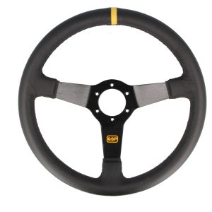 QSP Lederen sportstuur - 70mm diep