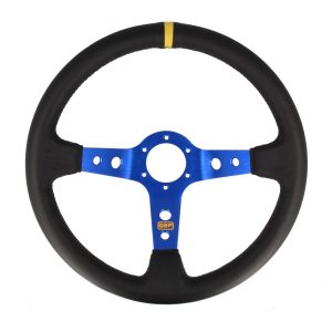 QSP Lederen sportstuur - 90mm diep