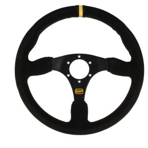 QSP Suede sportstuur - Vlak 350mm