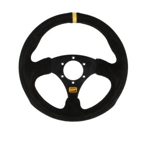 QSP Suede sportstuur - Vlak 300mm