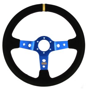 QSP Suede sportstuur - 90mm diep