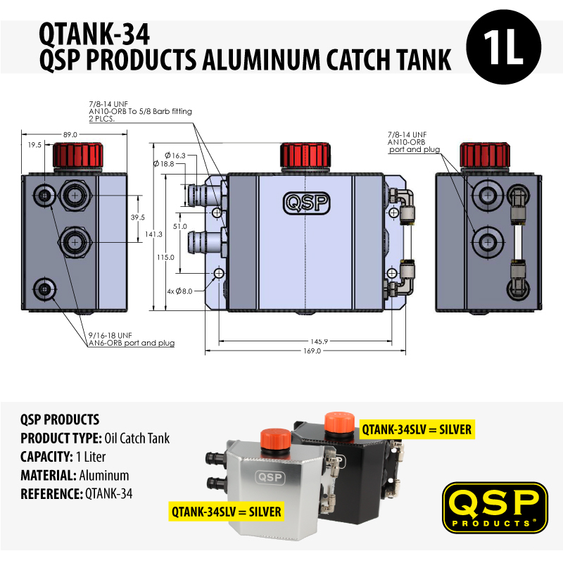 Olie Catchtank 1L - Afbeelding 5
