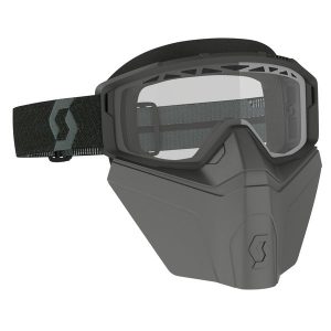 Bril Scott Primal met face masker zwart dubbel vizier