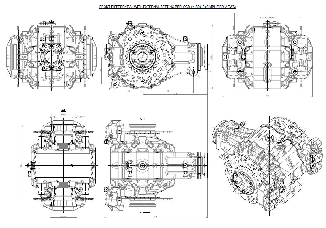S8019 Front limited slip differential - Afbeelding 2