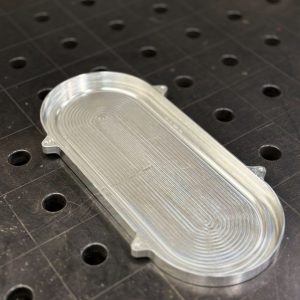Luchtfilter onderplaat universeel dicht aluminium