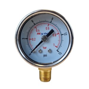 Sytec Brandstofdrukmeter 0-1 Bar (0-15 psi)