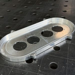 Luchtfilter onderplaat aluminium - Suzuki hayabusa 1340cc